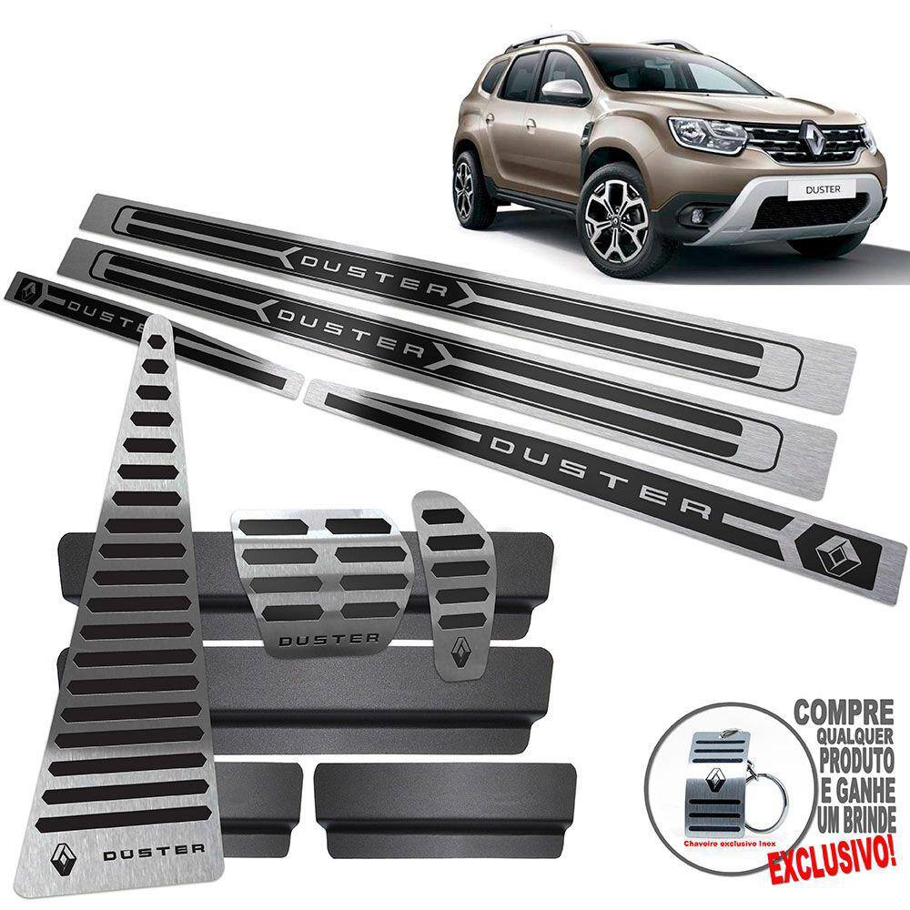 Descanso Pedaleira Automático Soleira Duster 2021 Preto