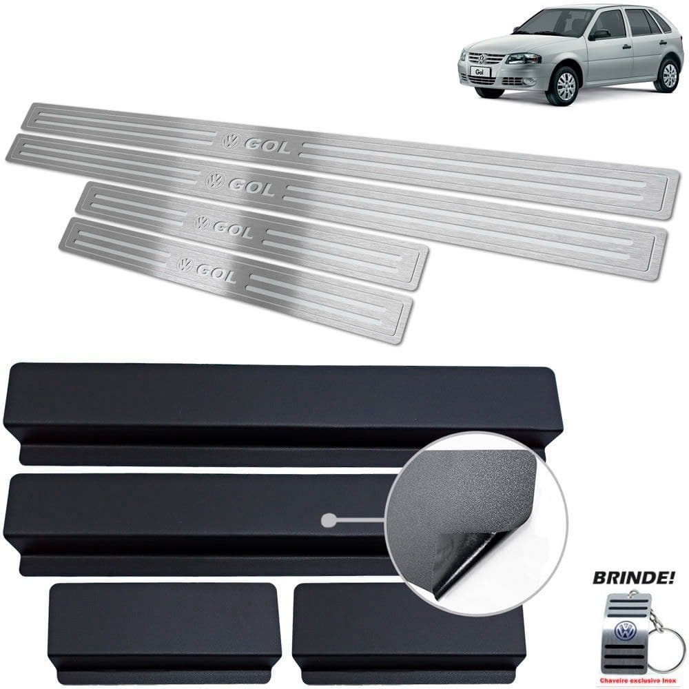 Soleiras Prata Baixo Relevo Volkswagen Gol G4 2005 a 2014