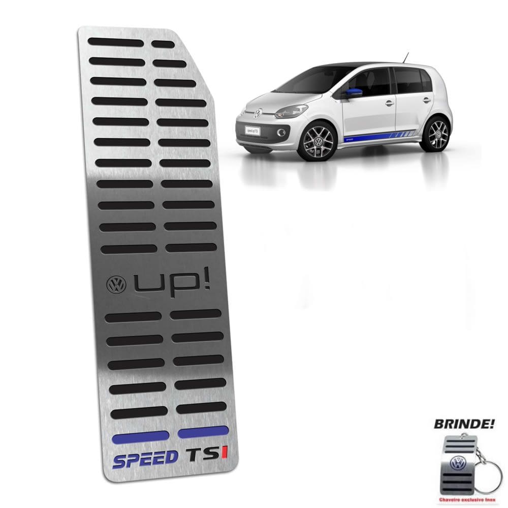 Descanso De Pé Em Aço Inox Gravação em Preto Up Tsi Speed