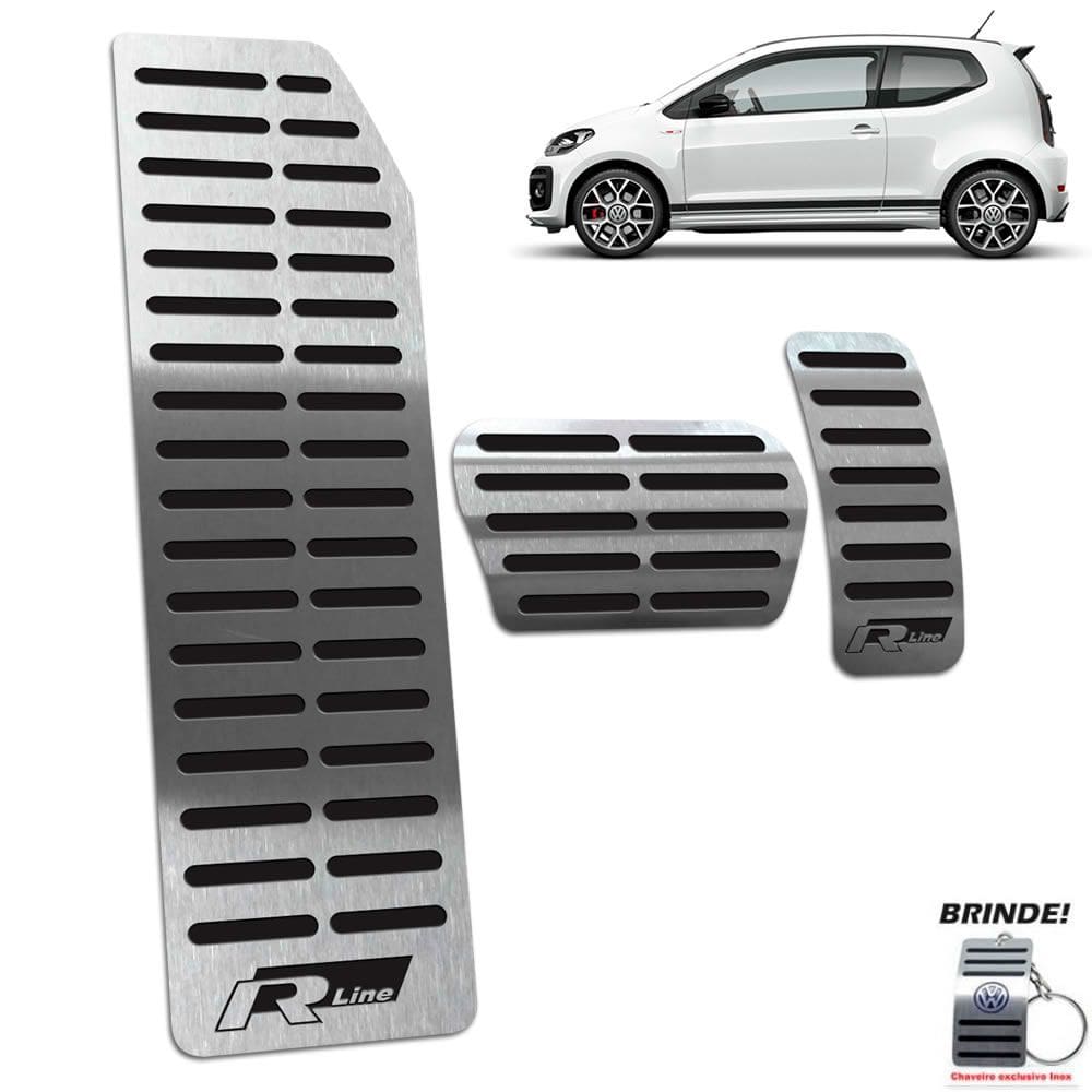 Pedaleiras + Descanso de pé Up R-Line Automático Preto