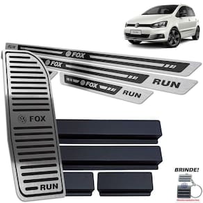 Descanso + Soleira Preto Alto Relevo Fox Run 2016 a 2017