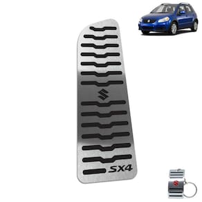 Descanso De Pé Aço Inox Suzuki SX4 2010 A 2015 Preto