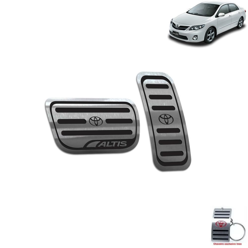 Pedaleira Automático Toyota Corolla Altis 2003 A 2013 Preto