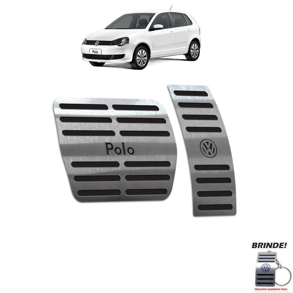 Pedaleira Automático Volkswagen Polo 2003 a 2015 Preto