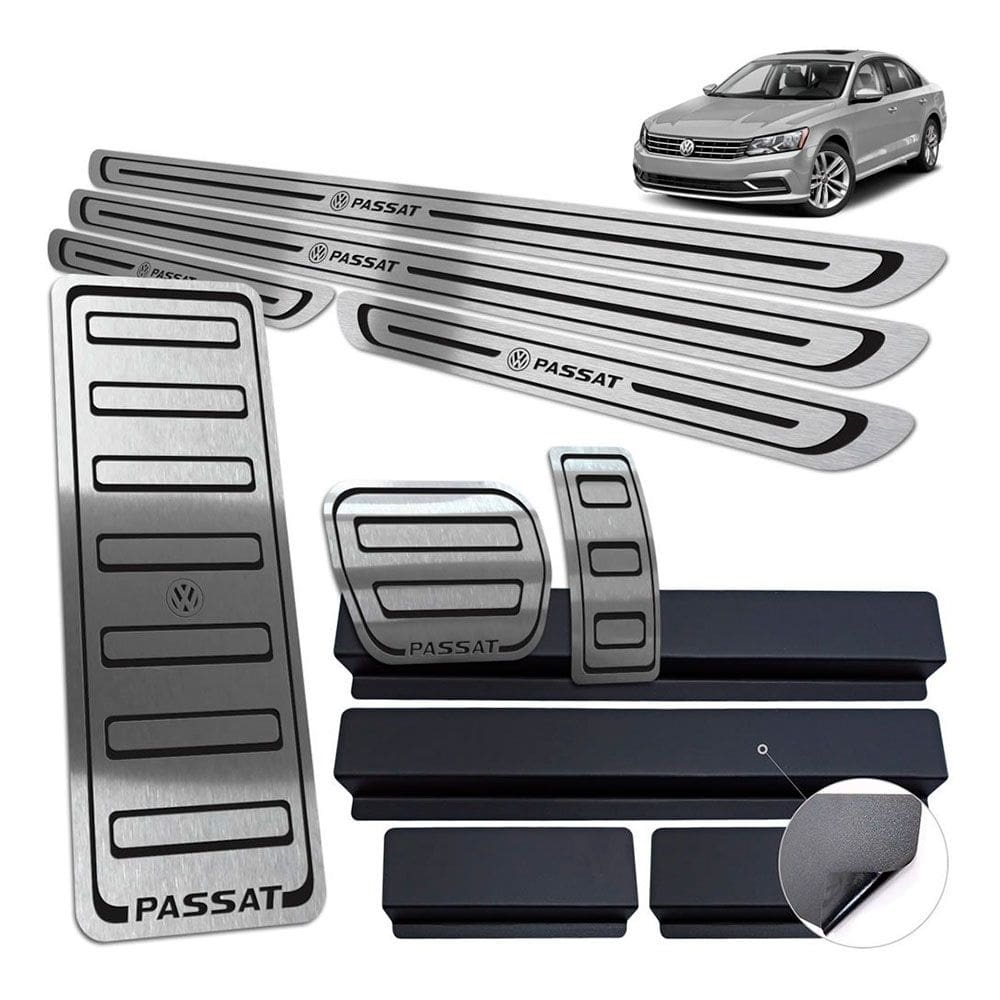 Descanso Pedaleira Soleira Passat Highline 17 A 19 Preto BR