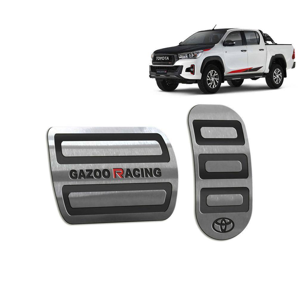Pedaleira Automático Toyota Hilux Gr Sport 2019-2021 Preto