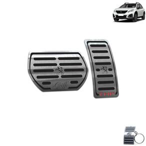 Pedaleira Peugeot 2008 Griffe Thp 2020 A 2021 Preto