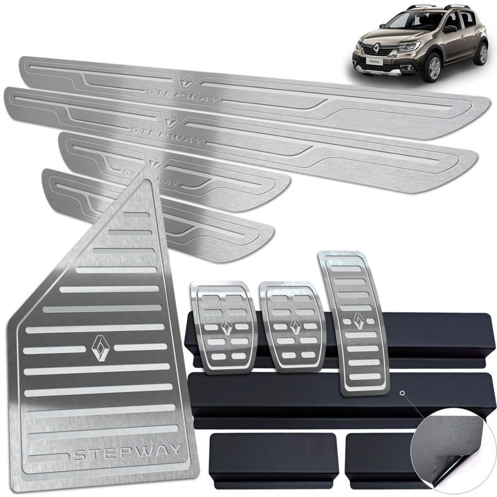 Pedaleira Manual Soleira Descanso Prata Stepway 2020 2021