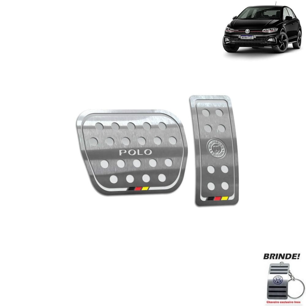Pedaleira Automático Gravação Em Prata Polo Wolfsburg Ed