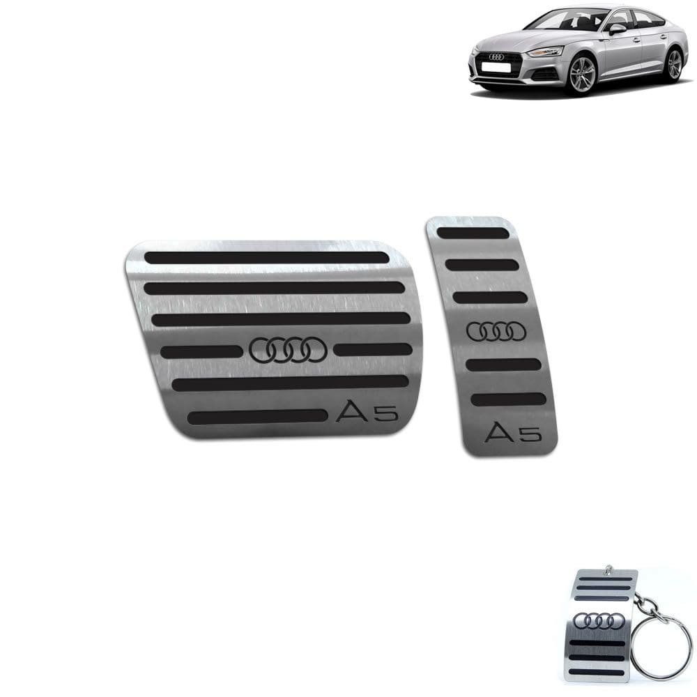 Pedaleira Automático Aço Inox Preto Audi A5
