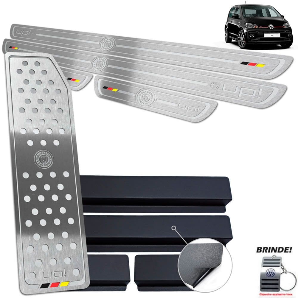 Descanso + Soleiras Prata Baixo Relevo Up Wolfsburg Ed