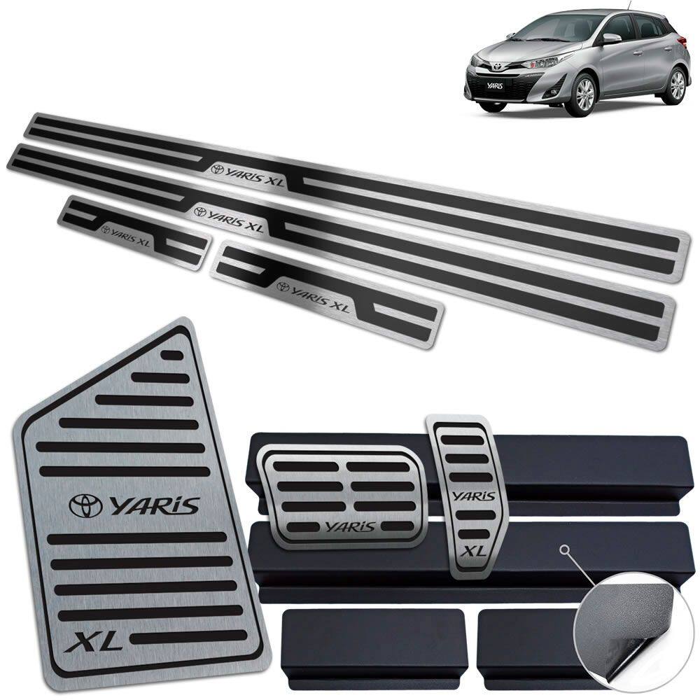 Descanso Pedaleira Automático Soleira Yaris XL 2019 22 Preto