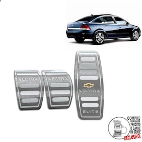 Pedaleira Manual Chevrolet Vectra Elite 2006 A 2011 Prata