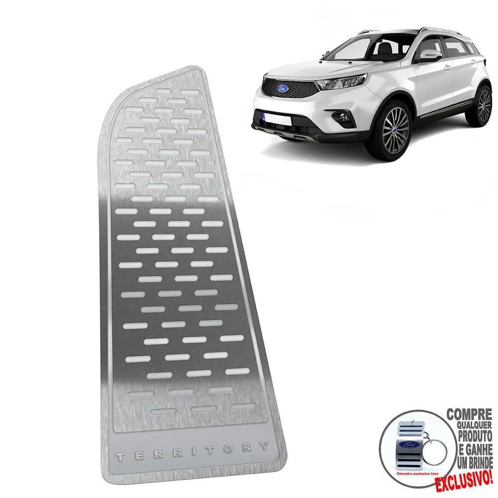 Descanso De Pé Gravação em Prata Ford Territory