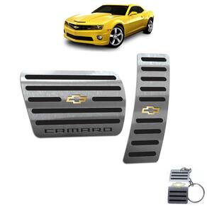 Pedaleira Chevrolet Camaro Automatico Todos Os Modelos Preto