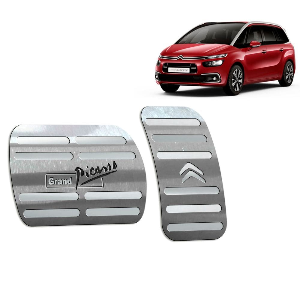 Pedaleira Citroen C4 Grand Picasso 2016 A 2019 Prata