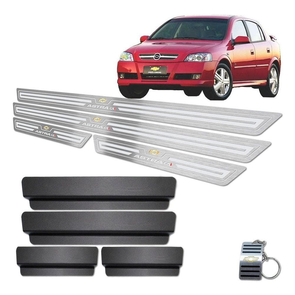 Soleira Chevrolet Astra Gsi Prata Baixo Relevo