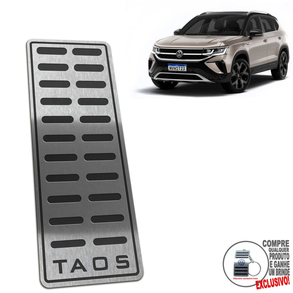 Taos 2022/ Descanso de Pé Aço Inox Preto