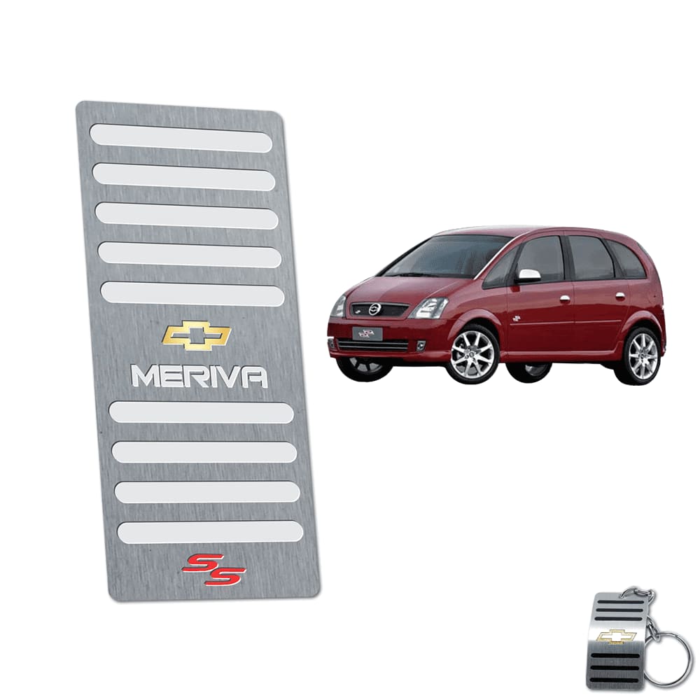 Descanso De Pé Chevrolet Meriva SS 2005 A 2010 Prata