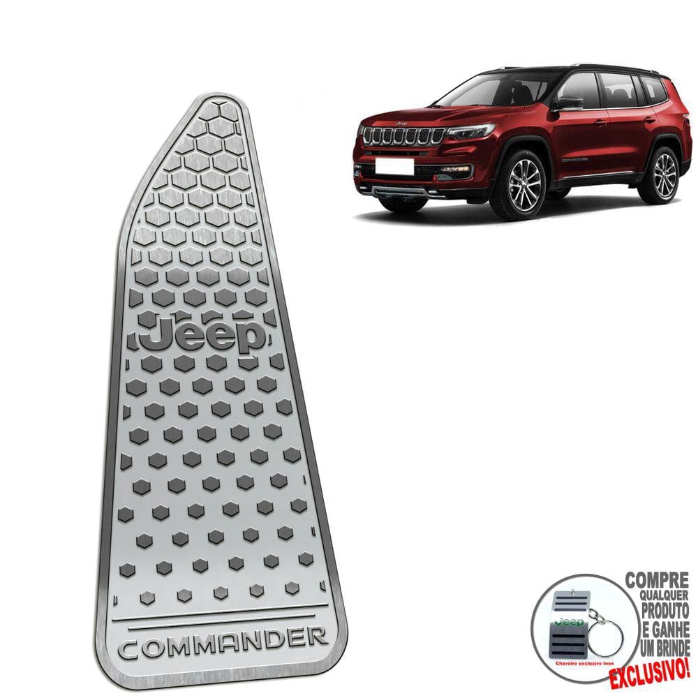 Descanso De Pé Em Aço Inox Jeep Commander 2022