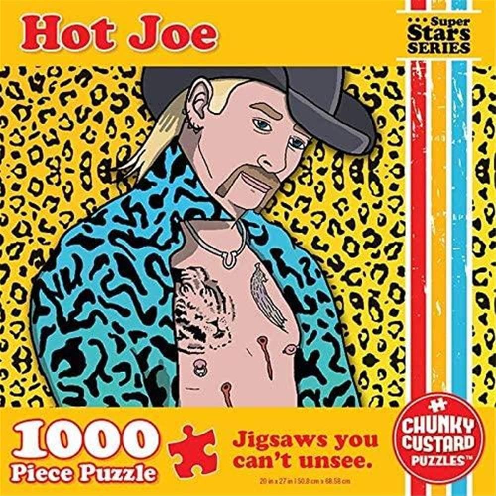 Hot Joe Tiger King Jigsaw Puzzle 1000ct Peça Premium Pop