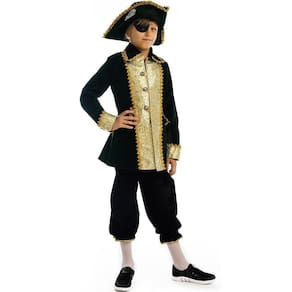 Capitão de Piratas tamanho XS Boys Carnival Costume Dress-Up