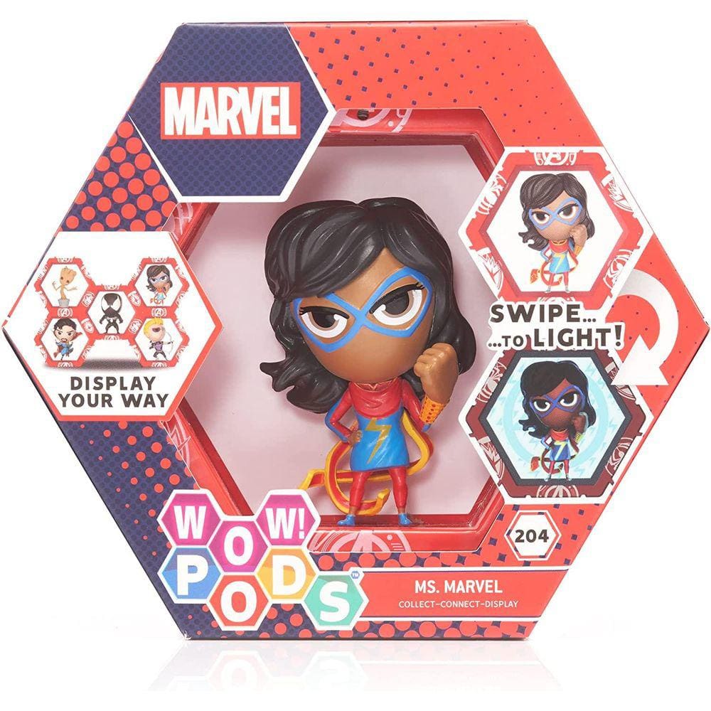 WOW Pods Sra. Marvel Carol Avengers Super-herói Light-Up Hand
