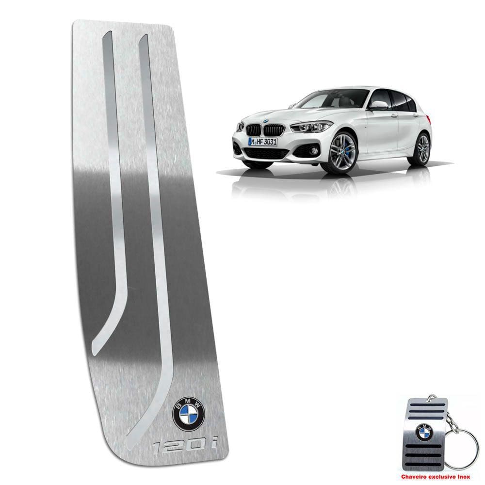 Descanso De Inox Bmw 120i Performance 2010 A 2019 Prata
