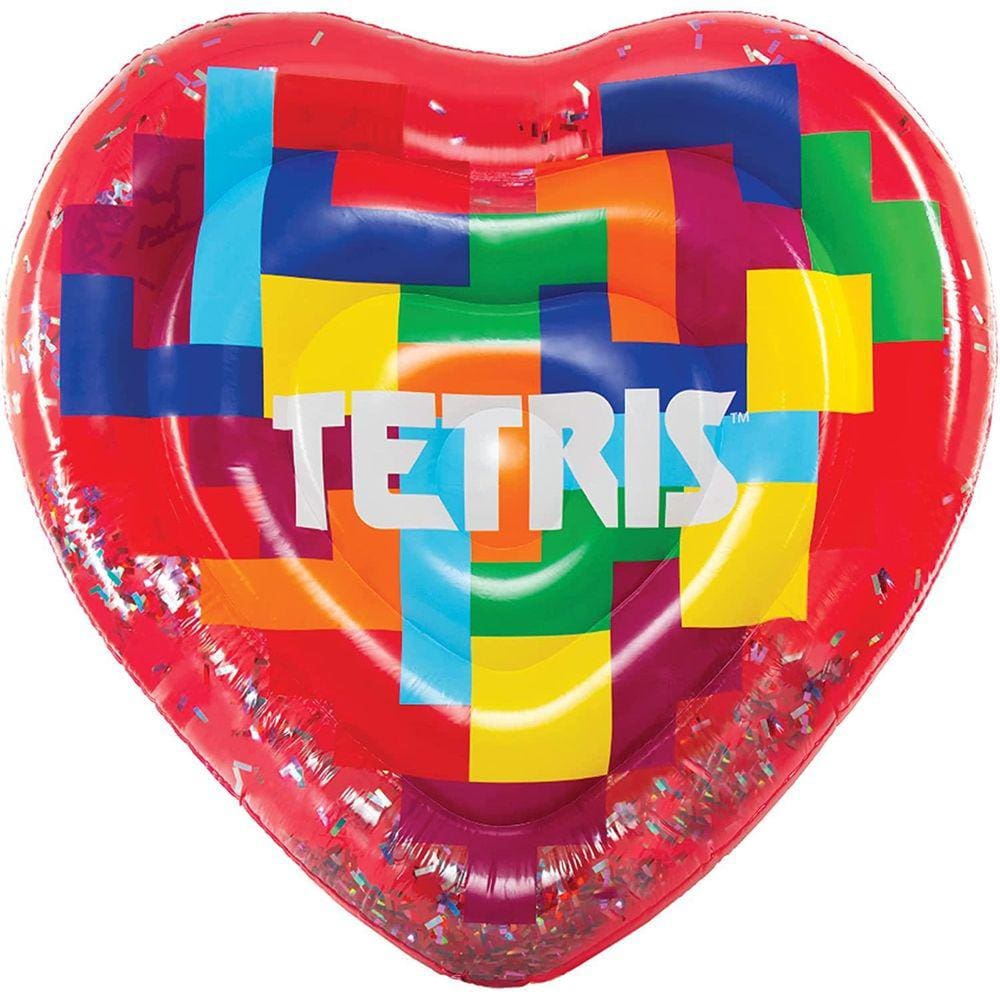 Tetris Pool Float Video Game Tema Jangada de Água Gigante Verão