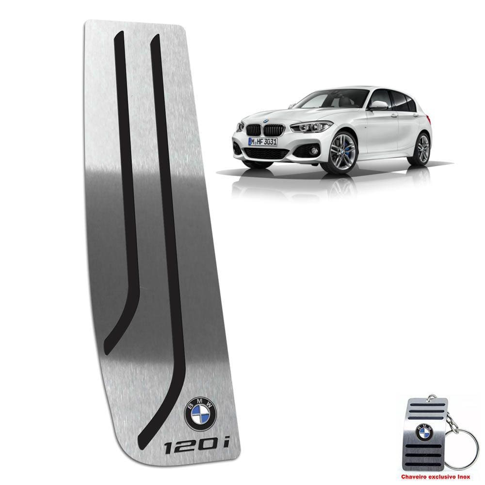Descanso De Inox Bmw 120i Performance 2010 A 2019 Preto