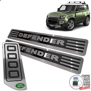 Descanso + Soleira Land Rover Defender 2020 2021 Preto