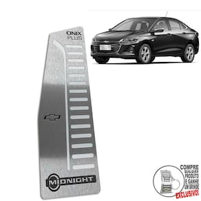 Descanso de Pé Chevrolet Onix Plus Midnight 2020 2022 Prata