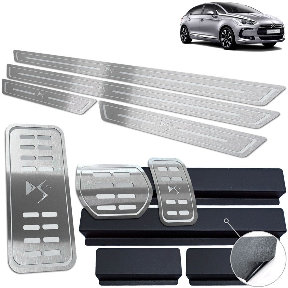 Descanso Soleira Pedaleira Citroen DS5 2012 A 2018 Prata