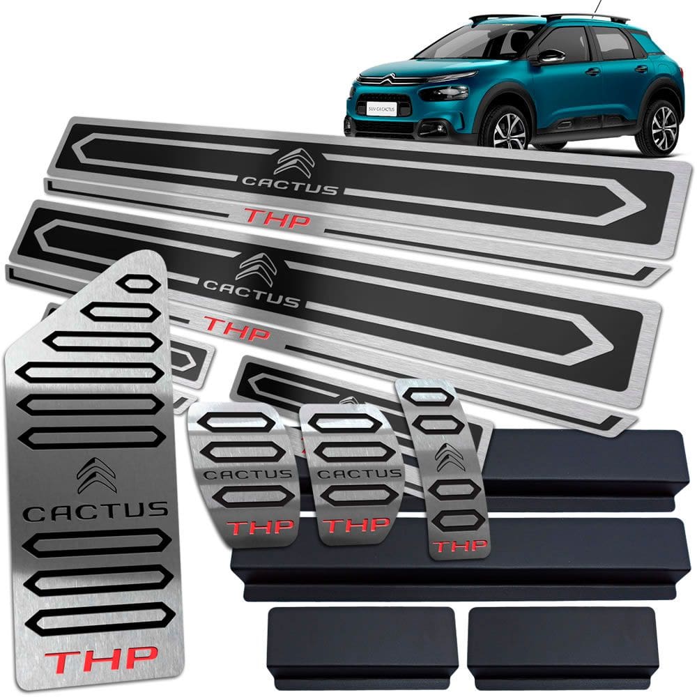 Descanso Pedaleira Manual Soleir Citroen C4 Cactus Thp Preto
