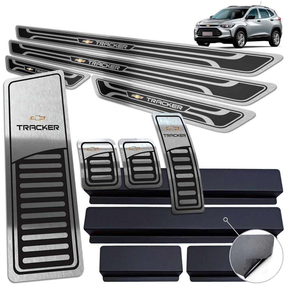 Descanso Pedaleira Manual Soleira Tracker 2020 Preto