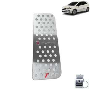Descanso De Pé Fiat Punto T-Jet 2013 A 2017 Aço Inox Prata
