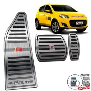 Pedaleira Automático Descanso Palio Sporting 2012 2017 Preto