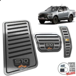 Descanso + Pedaleira Automático S10 High Country 2022 Preto