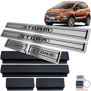 Soleira Ford Ecosport Storm 2018 A 2020 Preto Baixo Relevo