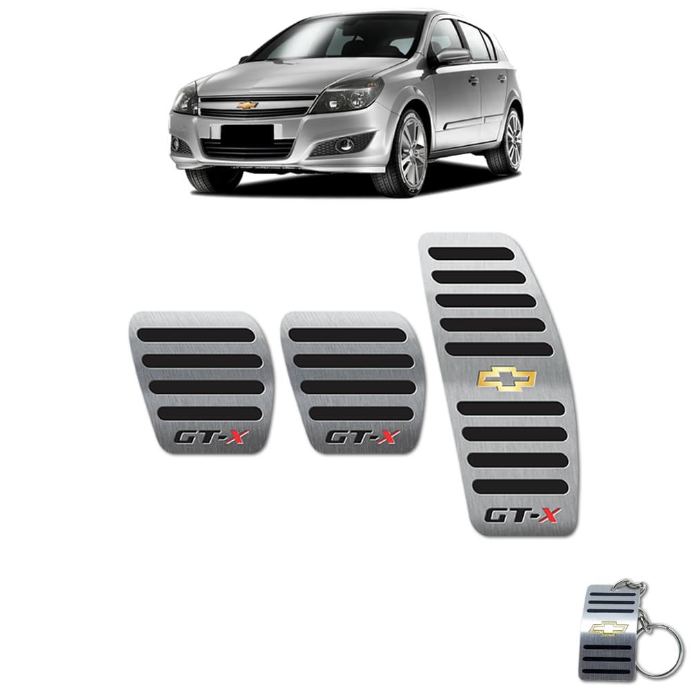 Pedaleira Manual Chevrolet Vectra Gt-X 2008 A 2011 Preto