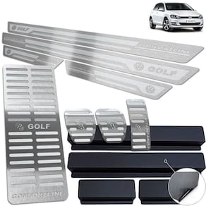 Descanso Pedaleira Manual Soleira Golf Comfortline Prata