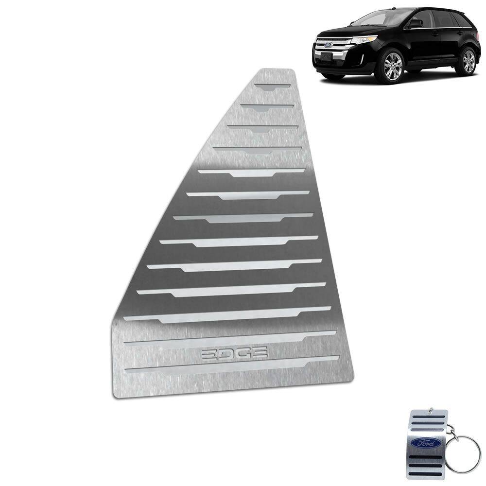 Descanso de Pé Ford Edge 2011 A 2015 Em Aço Inox