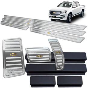 Descanso Pedaleira Automático Soleira S10 2017 A 2020 Prata