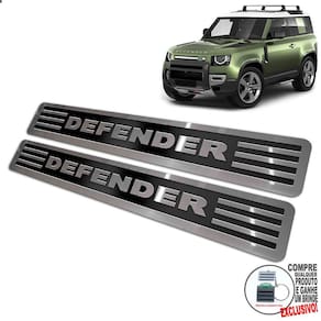 Soleira Land Rover Defender 2020 2021 Preto Alto Relevo
