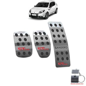 Pedaleiras Manual Renault Sandero Gt Line 2008 A 2013 Preto