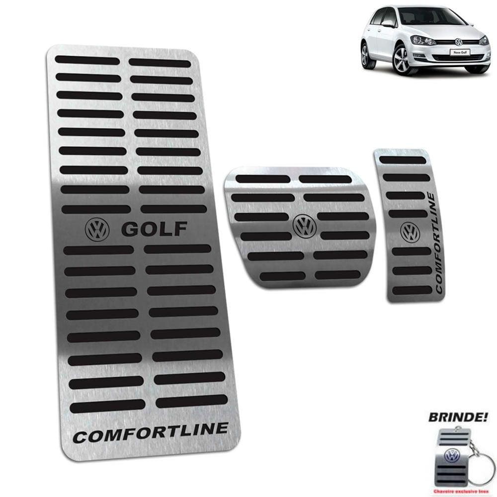 Descanso + Pedaleira Automático Golf Comfortline Preto