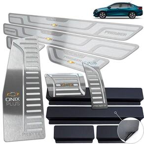 Descanso Pedaleira Soleira Onix Plus Premier 2020 Prata