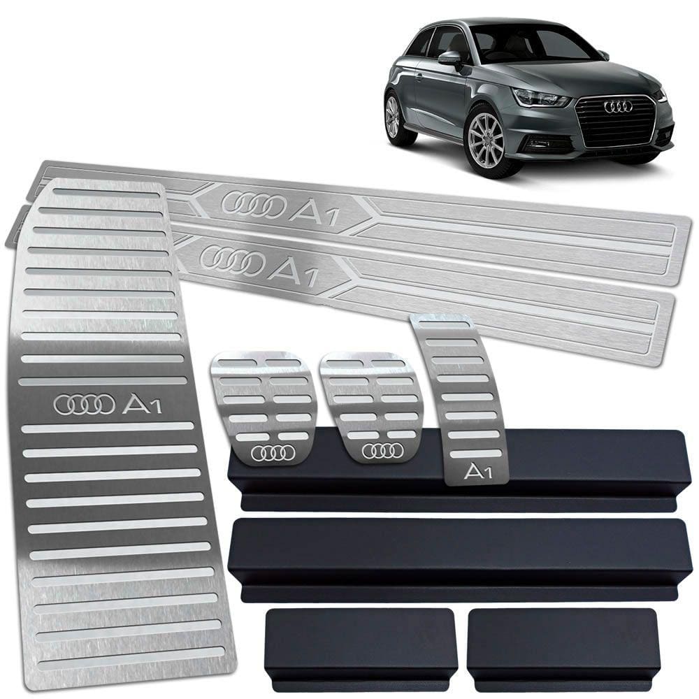 Soleira Pedaleira Manual Descanso Audi A1 2011 2018 Prata 2P
