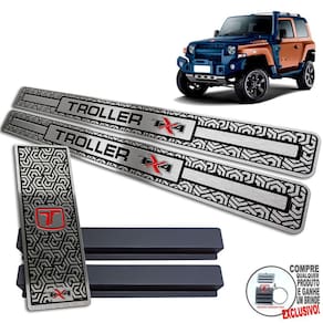 Descanso + Soleira Baixo Relevo Troller TX4 2020 2021 2022