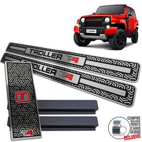 Descanso De Pé + Soleira Baixo Relevo Troller T4 2015 A 2022